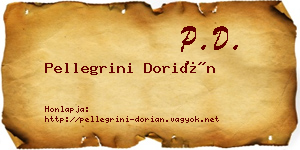 Pellegrini Dorián névjegykártya